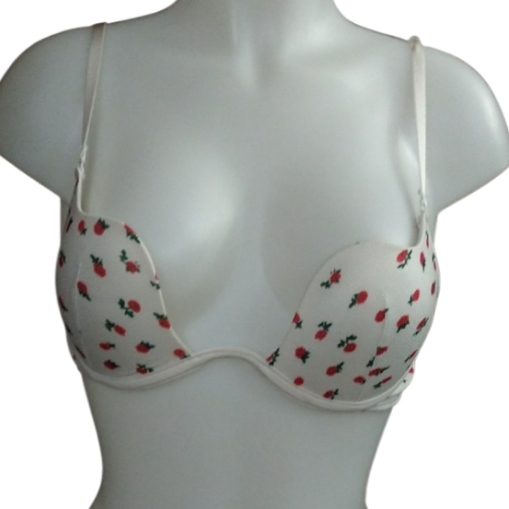 Size M Floral Print Women's Bra
